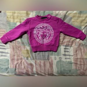 Magenta Versace baby girl sweatshirt 6-9months
